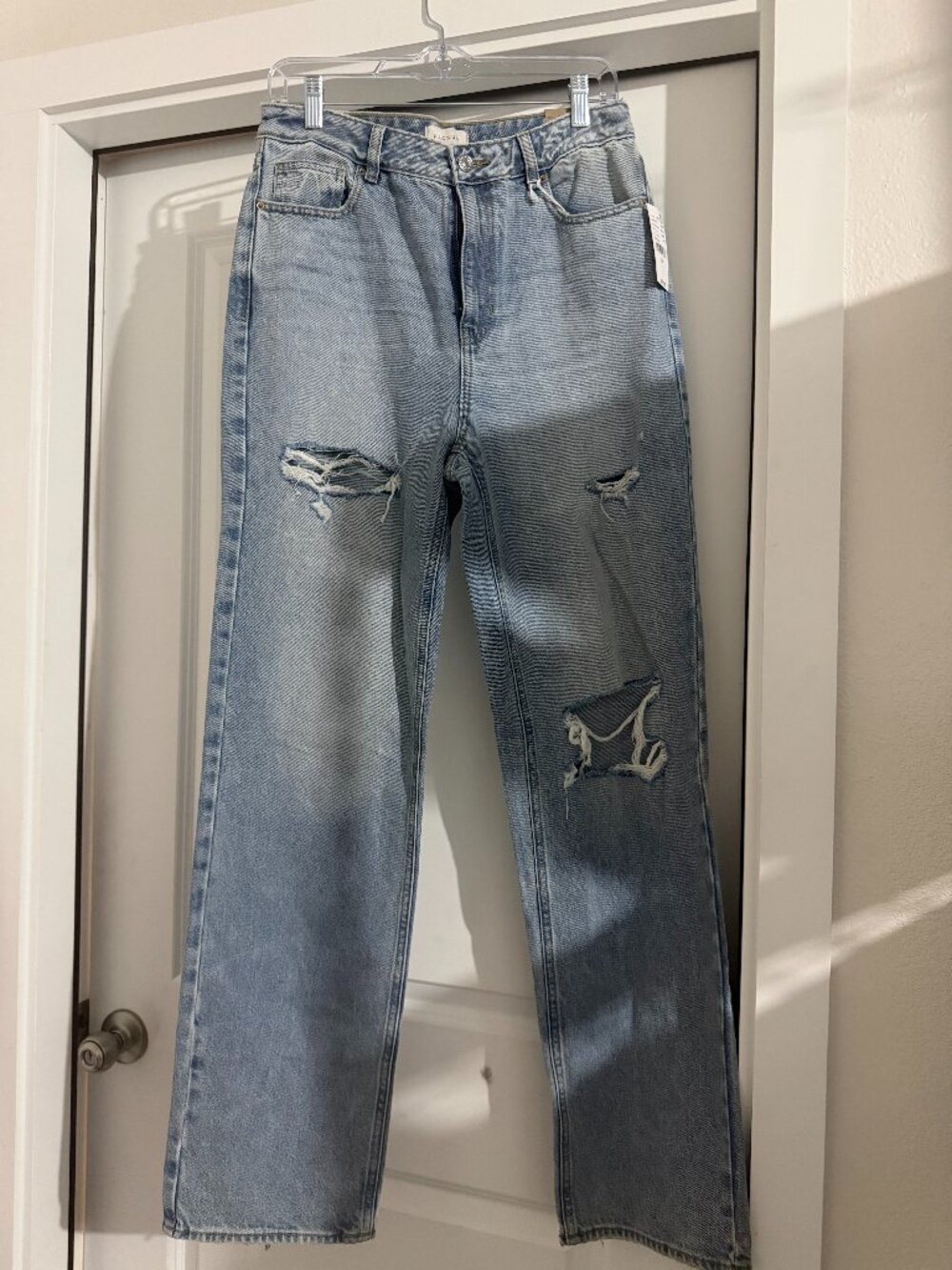 PACSUN 90'S boyfriend High Rise Relaxed Leg Size 28 Light Washed
